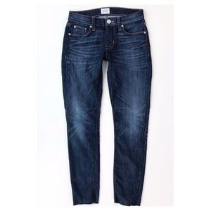 Hudson Krista Ankle Jeans Raw Hem Super Skinny 24